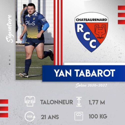 Yan TABAROT, talonneur…