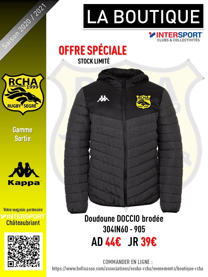 Boutique Officielle du RCHA - Rugby club du Haut Anjou Segré