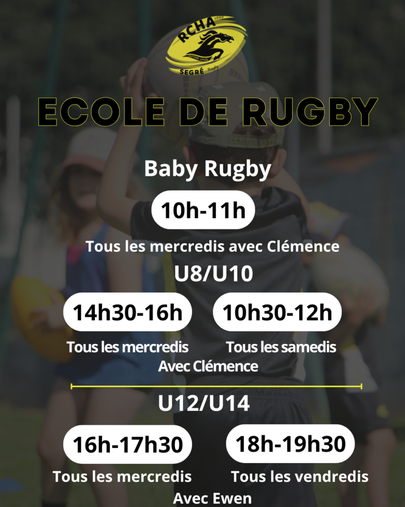 Le Palmarès et les Classements - Rugby club du Haut Anjou Segré