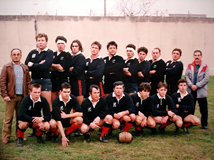 Maillot De Rugby Vintage Du Sporting Nazairien – Saint-Nazaire – N°5 – Taille XXL – Epsport
