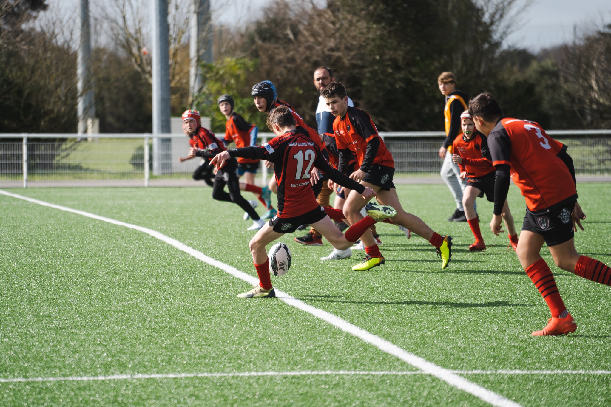 Les U14 du Saint Nazaire Ovalie Saint Nazaire Ovalie